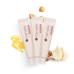 Hanalei Hydrating Lip Treatment mauve pink swatch shows hydration boost