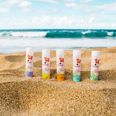 Hanalei lip balm Lilikoi tube helps soften and restore chapped lips.