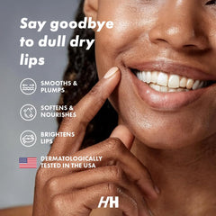 Handmade Heroes Bakuchiol Lip Scrub jar with nourishing exfoliation