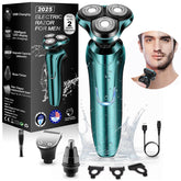 Handsomeface electric razor with 4D floating heads for precise contouring