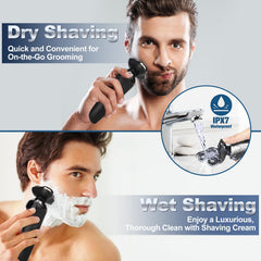 Handsomeface nose-trimmer-attachment for precise grooming.