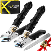 HANDWENG toenail clippers wide-opening for easy thick-nail trimming