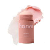HANNI Fatty Moisturizer Stick application for quick on-the-go hydration.