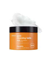Hanskin AHA Pore Cleansing Balm solid form for gentle dry-skin cleansing