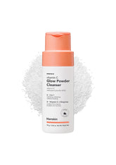 Hanskin Vitamin C Glow Powder Cleanser powder-to-foam action for radiant skin prep