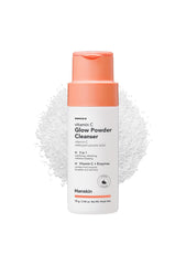 Hanskin Vitamin C Glow Powder Cleanser powder-to-foam action for radiant skin prep