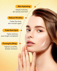 HANYWIL Hyaluronic acid moisture-boost image emphasizes long-lasting hydration.