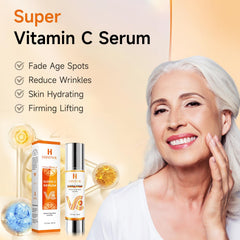 HANYWIL serum texture close-up showing non-sticky, refreshing feel for all skin types.