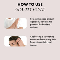 Hanz de Fuko Gravity Paste tin opened, ready for precise application.