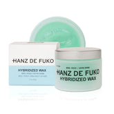 Hanz de FukoHybridized Wax bottle shows medium hold for versatile styling.