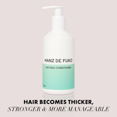 Hanz de Fuko Premium Natural Conditioner cactus and aloe moisture for hair.