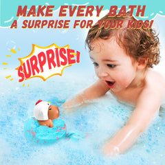 HAPGFS quick-dissolve formula delivers a five-minute bubbly bath and safe cleansing.