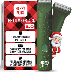 Happy Nuts Lumberjack 2.0 below-waist trim for precise grooming on demand.