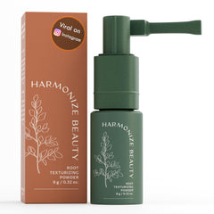 Harmonize Beauty Root Texture Powder tube closeup for easy root lift