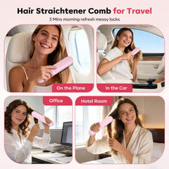 HarrFlow Go Brush Pro 2025 negative ion technology reduces static for smoother strands.