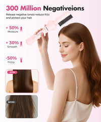 HarrFlow volumizing comb lifts roots to add lasting volume and shape.