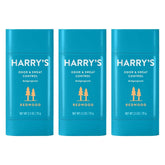 Harry's Antiperspirant Redwood stick-application shows a smooth glide and lasting freshness.