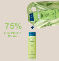 Harry's 36oz refill bottle shown for long-lasting cleansing and convenience.