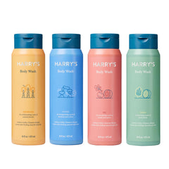 Harry's Men's Body Wash Redwood bottle delivers rich lather for morning cleanse.