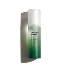 HARUHARU Wonder Black Bamboo Mist bottle close-up for refreshing hydration.