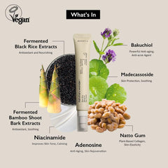 HARUHARU Wonder Eye Cream application on the eye area for smooth, hydrated skin.