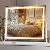 Hasipu vanity mirror lights front view for even makeup lighting