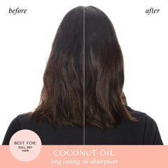 HASK Argan Oil Repairing Deep Conditioner Packette promotes hydration after styling.