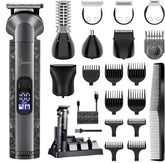 Hatteker 8-in-1 grooming kit front view showing compact all-in-one design for easy handling