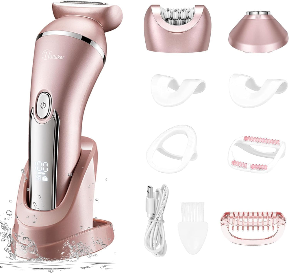 Hatteker electric shaver for women kit epilation for smoother skin and longer-lasting results.