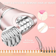 Hatteker lady epilator razor trimmer head showing precise shaping for grooming.