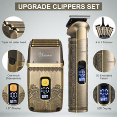 Hatteker nose-ear trimmer for safe nose and ear hair removal