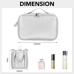 HauteHues PU leather waterproof surface for easy cleaning and travel durability