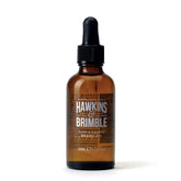 Hawkins & Brimble beard oil sandalwood bottle for even application and subtle scent