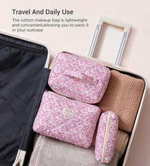 HBselect cotton fabric close-up highlights soft, skin-friendly touch of the bag.