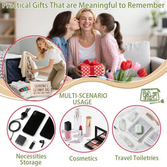 HDYHDY travel-friendly makeup bag ideal for weekend getaways and cruises