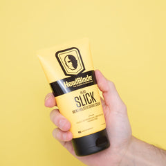 HeadBlade HeadSlick foam lather forms rich protection for scalp shaving