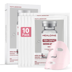 HEALOINE salmon-dna-pdrn pink deep collagen mask pack offering overnight hydration and glow