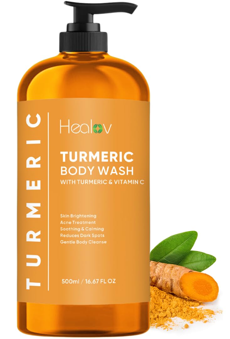 Healov Jabon Cúrcuma Cuerpo Brillo: limpieza profunda y resplandor natural