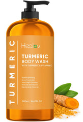 Healov Jabon Cúrcuma Cuerpo Brillo: limpieza profunda y resplandor natural