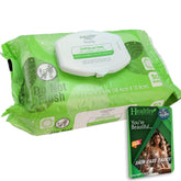 Healthy Surplus Equate exfoliating towelettes textured side close-up for gentle cleansing and makeup removal