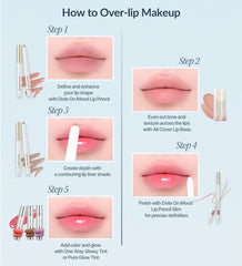 Heart Percent Dote On Mood Lip Pencil retractable tip enables precise lip lining