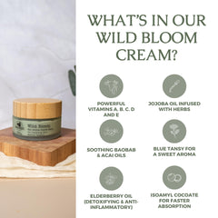 Hearth and Homestead face balm application closeup shows fast-absorbing texture for makeup wear.