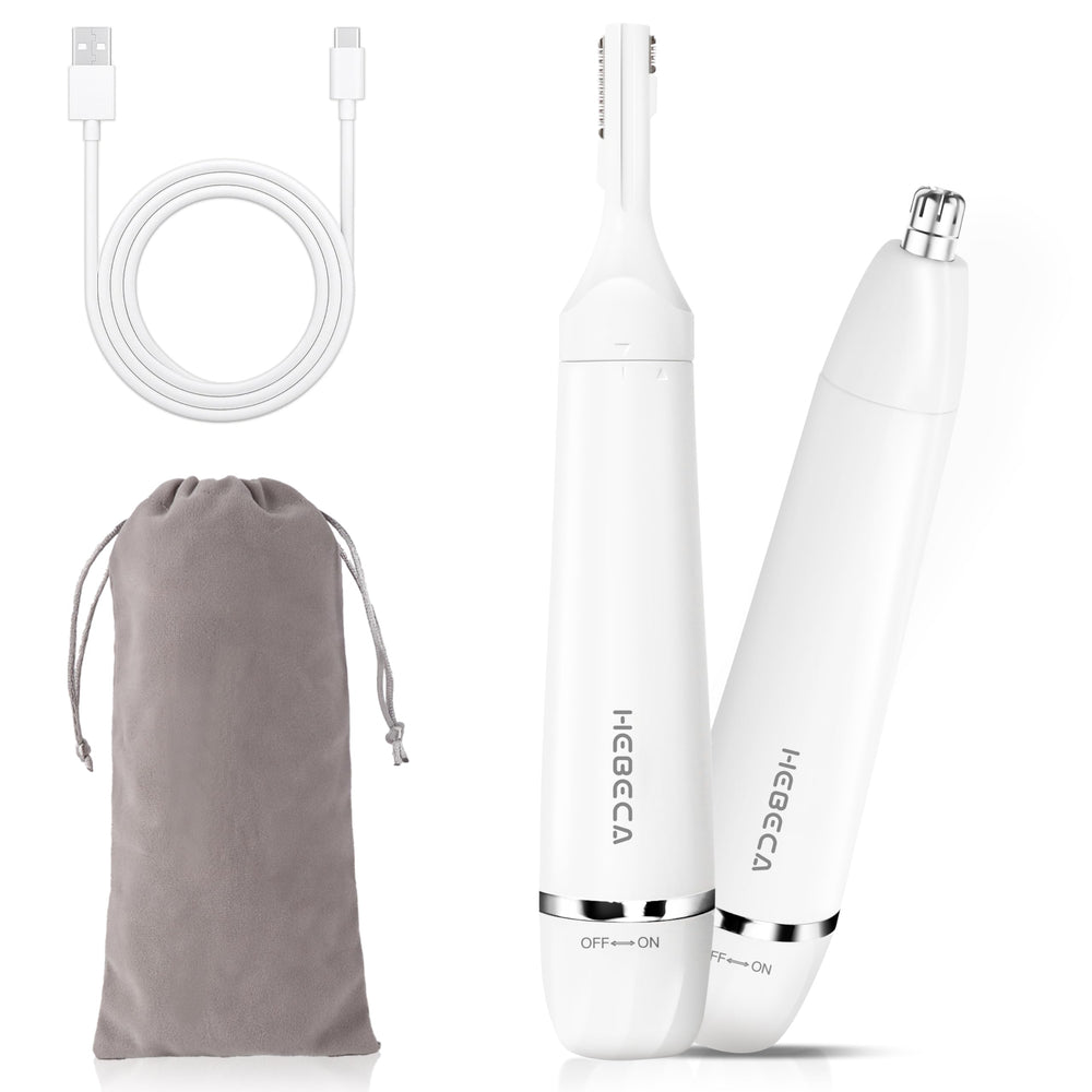 HEBECA 2in1 nose-trimmer front view for quick grooming on the go