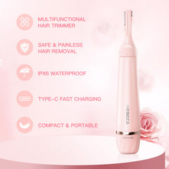 HEBECA double-sided eyebrow trimmer for clean, precise brow shaping