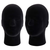 Hedume 2-pack mannequin head stand for versatile wig and accessory display.