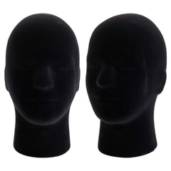 Hedume 2-pack mannequin head stand for versatile wig and accessory display.