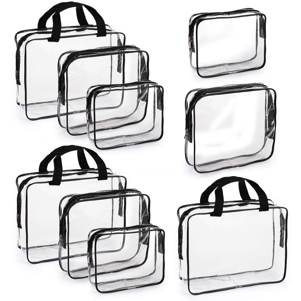 Hedume clear makeup bags large size for easy cosmetics organization on travel