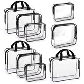 Hedume clear makeup bags large size for easy cosmetics organization on travel