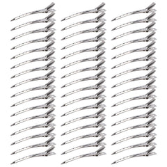 Hedume duck bill clip 3.5 inch open demonstrates secure hold during drying and styling