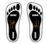 HeeStar spray tan feet pads pack ready for salon use to prevent staining.